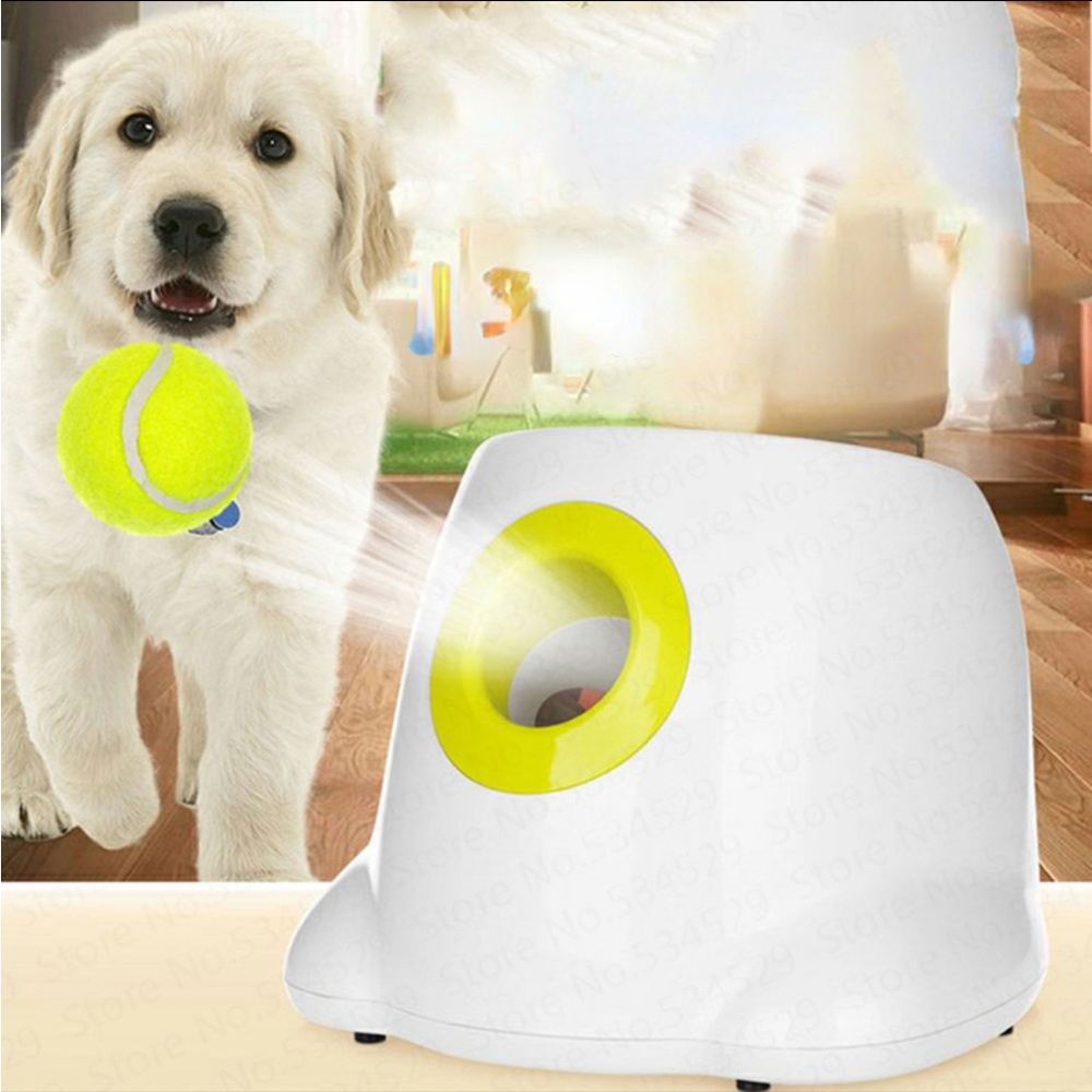 All For Paws Hyper Fetch Mini Automatic Ball Launcher Small Dog 3 Distances